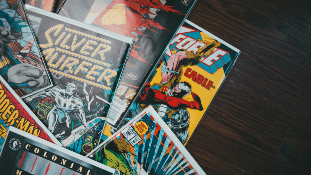 A bundle of comic book serieis