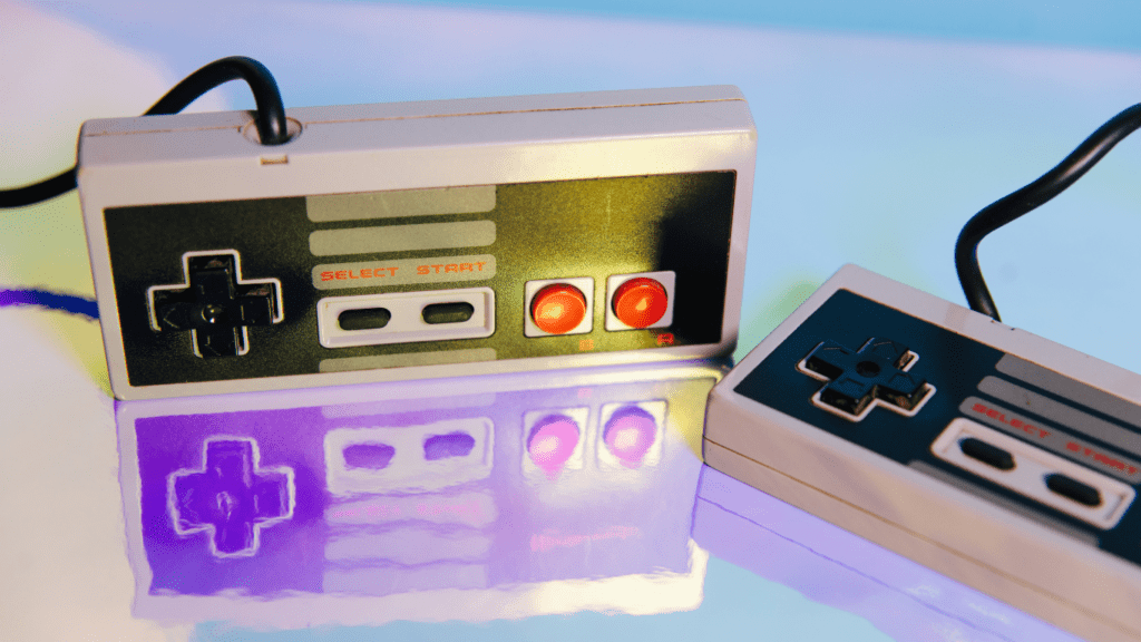 a sample of classic gaming console