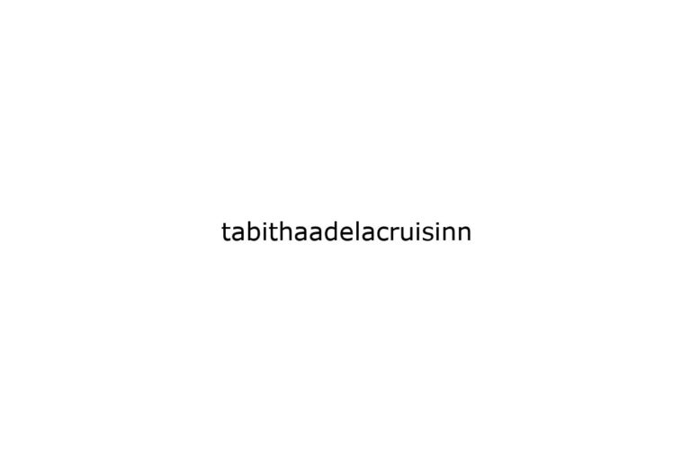 tabithaadelacruisinn