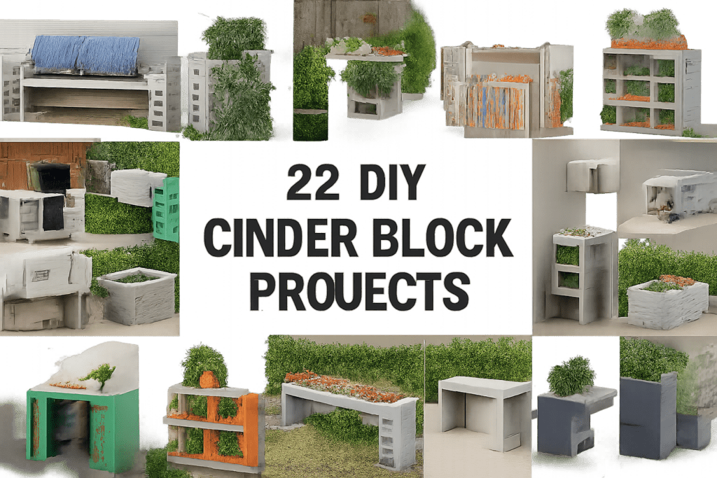 22 diy cinder block projects