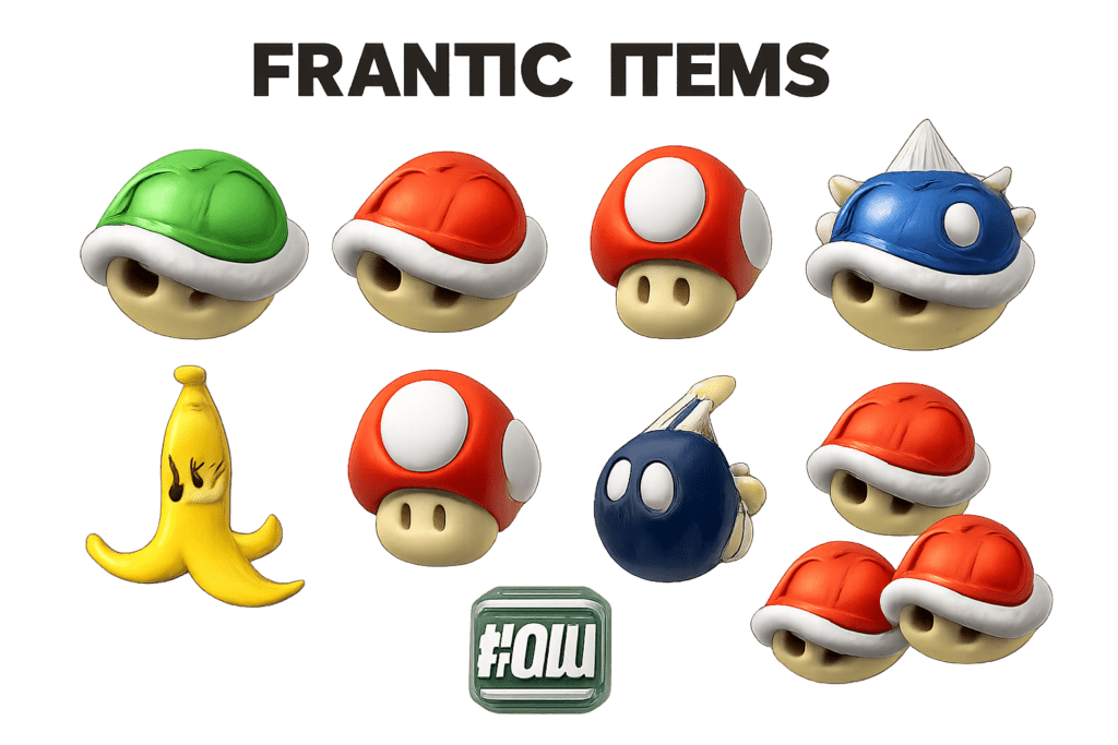 what are frantic items in mario kart