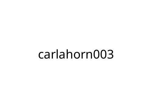 carlahorn003