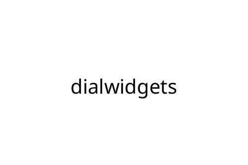 dialwidgets