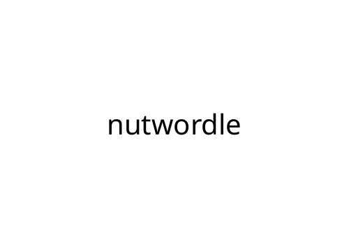 nutwordle
