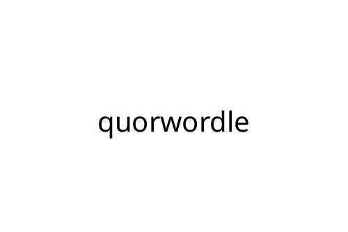 quorwordle