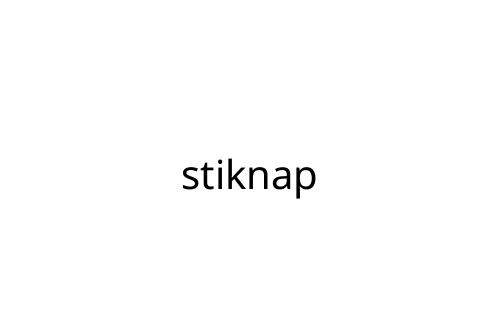 stiknap