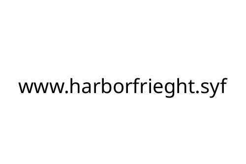 www_harborfrieght_syf