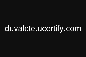 duvalcte.ucertify.com