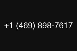 +1 (469) 898-7617