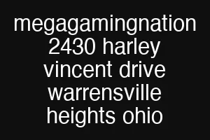 megagamingnation 2430 harley vincent drive warrensville heights ohio